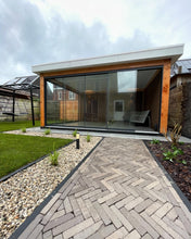 Afbeelding in Gallery-weergave laden, 6-Rail Glazen Schuifwand Antraciet