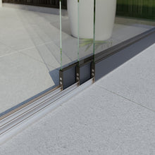 Afbeelding in Gallery-weergave laden, 3 Rail glazen schuifwand antraciet