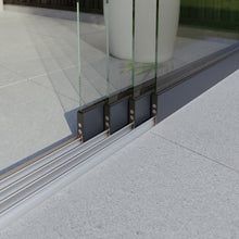Afbeelding in Gallery-weergave laden, 4-Rail Glazen Schuifwand Antraciet