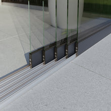 Afbeelding in Gallery-weergave laden, 5-Rail Glazen Schuifwand Antraciet