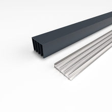 Afbeelding in Gallery-weergave laden, 4-Rail Glazen Schuifwand Antraciet