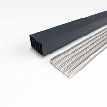 Afbeelding in Gallery-weergave laden, 5-Rail Glazen Schuifwand Antraciet