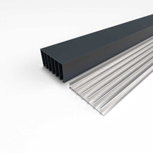 Afbeelding in Gallery-weergave laden, 6-Rail Glazen Schuifwand Antraciet