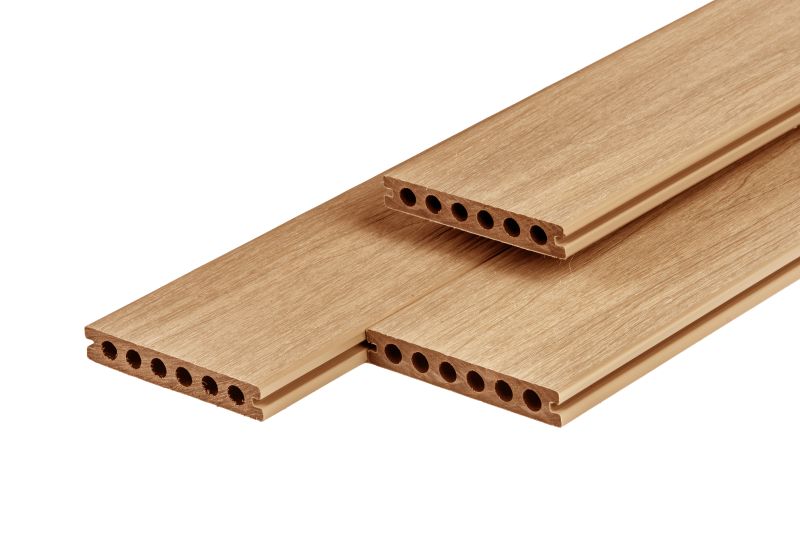 PuraShield composiet vlonderplank 2,3 x 13,8 clip systeem, semi-massief, Cedar