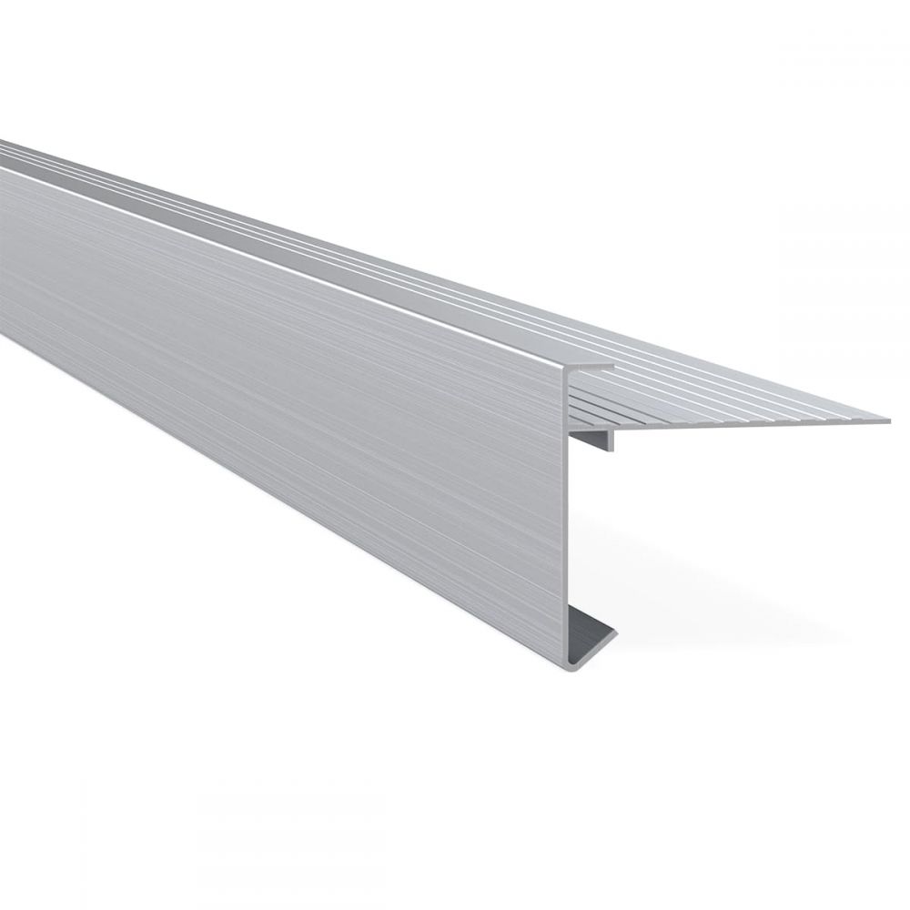 Daktrim aluminium 60x64mm - lengte 2,50m